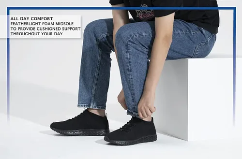 Vista 8 de Shoes for Crews Everlight - Zapatos de trabajo antideslizantes para hombre, calzado de trabajo y seguridad, zapatos de trabajo transpirables