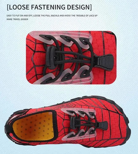 Vista 7 de Zapatos deportivos para niños, zapatos de agua ligeros, zapatos de natación para playa, zapatos descalzos, antideslizantes, transpirables