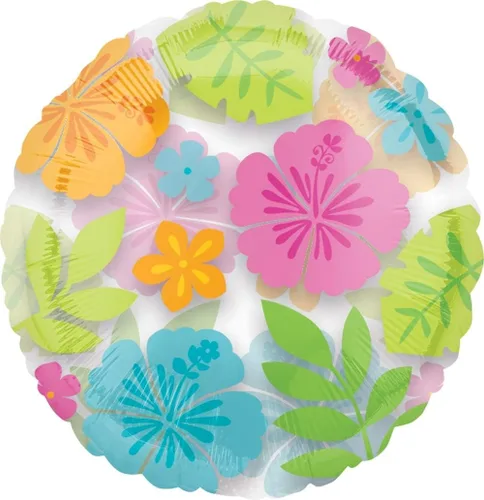 Vista 2 de Hawaiian Luau Party Supplies Hula Girl - Ramo de globos para decoración