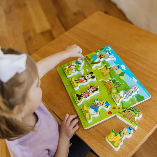Vista 6 de Melissa & Doug Disney Mickey Mouse - Rompecabezas de madera grueso