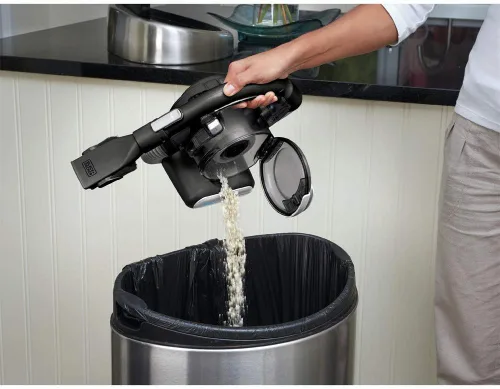Vista 8 de BLACK+DECKER, BDH2020FLFH MAX, aspiradora flexible de litio de 20 V, con palo para aspirar y cabezal para piso y cepillo para polvo y pelo