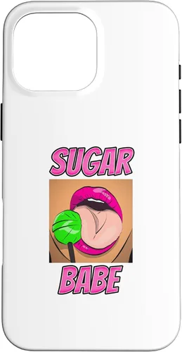 Vista 19 de Sugar Babe Sexy Woman Lick Lollipop Cartoon Comic hot Fun Case for iPhone 16