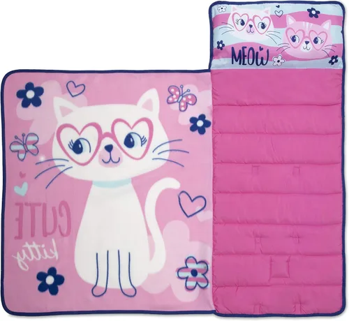 Vista 3 de Baby Boom Kids Nap Mat Set – Includes Pillow and Fleece Blanket
