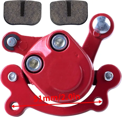Vista 5 de Pinza de freno de disco trasera delantera con pastillas de freno compatible con Motovox MBX10 MBX11 Mini Dirt Bike MM-B80-BR 80CC 2.5HP Moto Classic