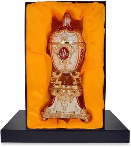 Vista 7 de BestPysanky 1903 Royal Danish Musical Imperial Huevo de Pascua 9.6 pulgadas