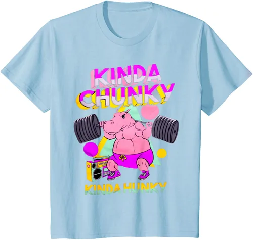 Vista 9 de Kinda Chunky Kinda Hunky, camiseta de gimnasio para culturismo, Negro