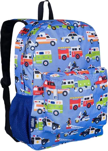 Vista 2 de Wildkin - Mochila infantil de 16 pulgadas con máscara facial (héroes)