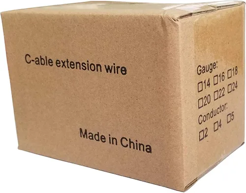 Vista 6 de C-able Cable de extensión de cable RGB de 4 pines de 100 pies (100.1 ft) 22 AWG con carrete, luces LED, tira de cables de extensión para 5050 3528