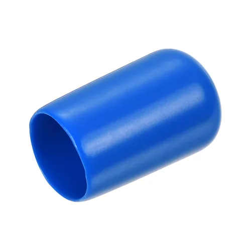Vista 82 de uxcell 80 tapas de goma de 0.551 in de vinilo de identificación redonda tapa tapa de rosca de tornillo protectores negro