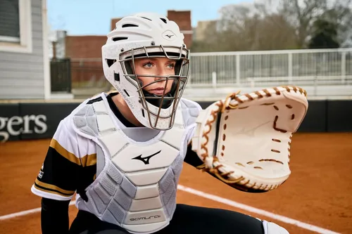 Vista 5 de Mizuno Mizuno Samurai - Conjunto de equipo de receptor en caja para mujer Blanco