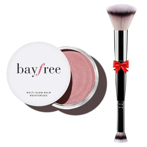 Vista 16 de bayfree Bálsamo Multi Glow, Rubor en Crema para Mejillas, Bálsamo de Rubor para Maquillaje Facial, Acabado Radiante, Hidratante, Cremoso, Ligero
