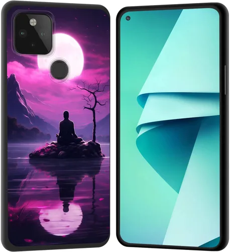 Vista 28 de Funda para Pixel 4 XL, funda de goma de silicona suave a prueba de golpes, funda protectora de cuerpo completo para Google Pixel 4 XL, ciervo