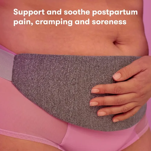 Vista 2 de Frida Mom C-Section - Carpeta para el vientre de terapia de calor y frío, para recuperación de cesárea, protector de incisión, para posoperatoria e