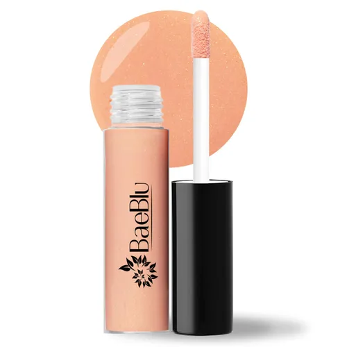 Vista 16 de BaeBlu Brillo de labios vegano orgánico, ingredientes hidratantes no tóxicos 100% naturales, ¿vino no?