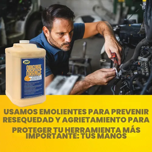 Vista 5 de Zep - Limpiador de manos naranja original, 1 galón 99124 (caja de 4)