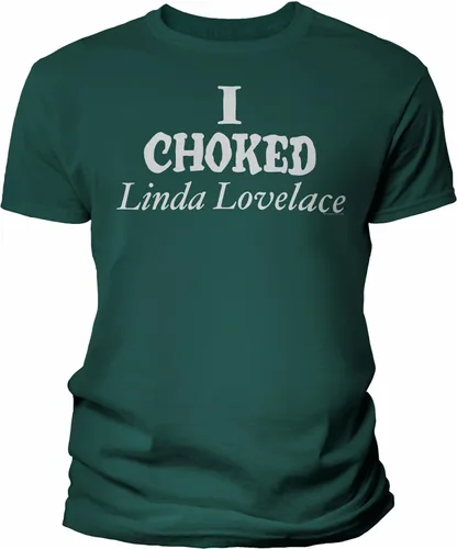 Vista 14 de Camisa vintage I Choked Linda Lovelace para hombre Negro-0001