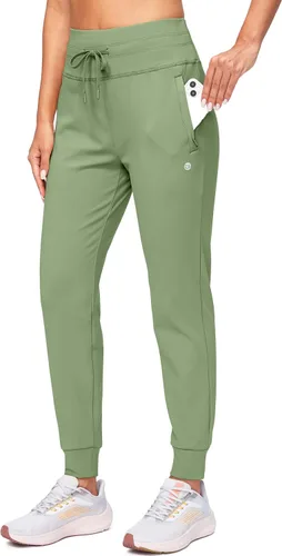 Vista 72 de G Gradual Pantalones deportivos con forro polar para mujer, de cintura alta, resistentes al agua, térmicos, para invierno, correr, senderismo