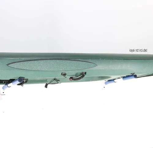 Vista 4 de SPAREHAND Edición Premium: Rack híbrido de montaje en pared para SUP y kayaks