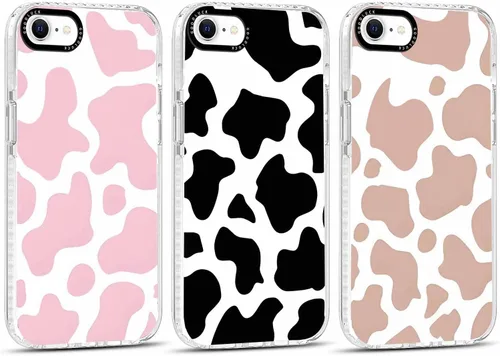 Vista 21 de Paquete de 3 Lindas Fundas con Estampado de Guepardo para iPhone 7/8/SE 2020/SE 2022 de 4.7", Fundas de Diseño Estético de Leopardo de Silicona