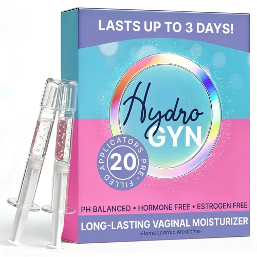 Vista 11 de Humectante Vaginal Hydro GYN De Larga Duración para la Sequedad y la Irritación Vaginal Ácido Hialurónico y Vitamina E Cuidado Femenino Libre