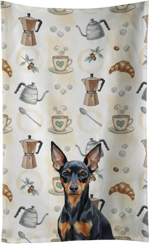 Vista 39 de Caroline's Treasures Afghan Hound - Toalla de cocina para barra de café, terciopelo frontal y lazo de algodón, lavable a máquina Sabueso afgano