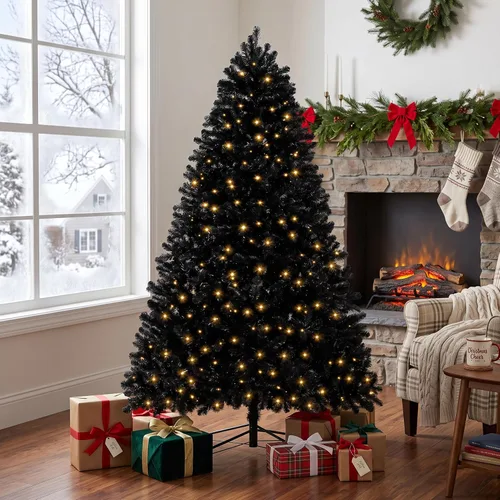 Vista 11 de Naomi Home Thalia - Árbol de Navidad de Alaska con nieve de 6.5 pies