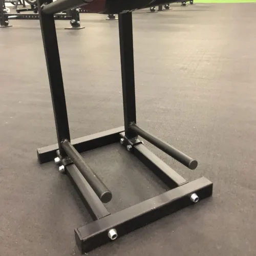 Vista 5 de Titan Fitness Árbol de almacenamiento de bolas medicinales ajustable, capacidad para 5 pelotas medicas para entrenamiento de fuerza, conductor