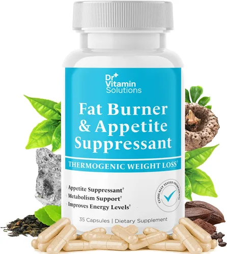 Vista 10 de Quemador de grasa para mujeres y hombres – Supresor del apetito para bajar de peso – Pastillas con potenciador de metabolismo suplemento termogénico