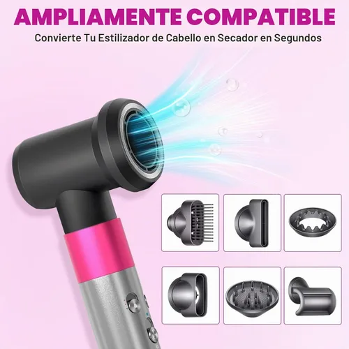 Vista 7 de Juego de accesorios de difusor y adaptador para Dyson Airwrap, concentrador y adaptador