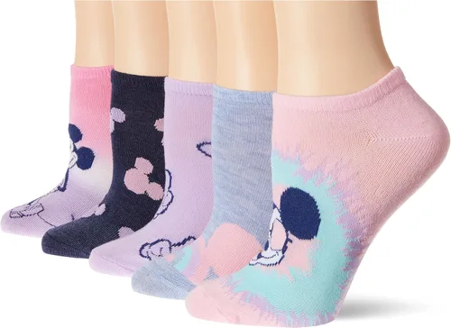 Vista 11 de Disney Paquete de 5 calcetines invisibles de Mickey Mouse para mujer Assorted Neutral