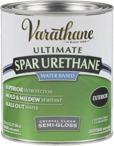 Vista 6 de Rust-Oleum - Varathane barniz transparente clásico para exteriores 32 onzas líquidas, a base de agua, 250081