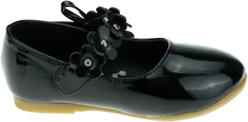 Vista 4 de Maxu Kids PU Flower Slip on Flats Fashion Oxford