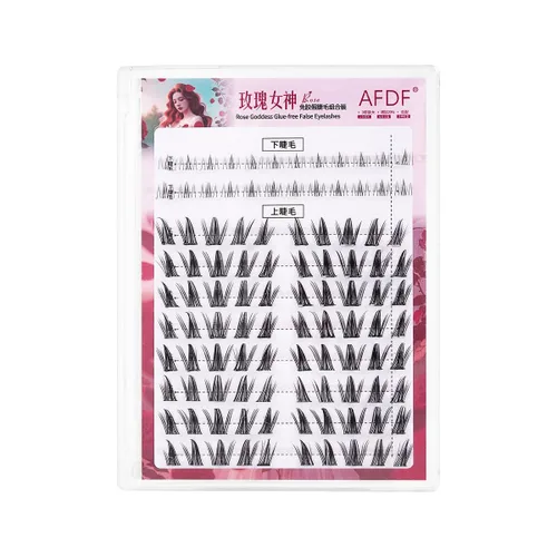 Vista 48 de Extensión de Pestañas DIY Efecto 3D Natural Individual 9/11/12mm Pestañas 80 Racimos Pestañas de Volumen Set Mixto, Extensión de Pestañas Caseras