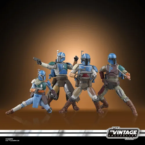 Vista 6 de STAR WARS The Vintage Collection Mandalorian Shriek-Hawk, The Mandalorian 3.75 pulgadas coleccionable paquete de 4 (exclusivo de Amazon)