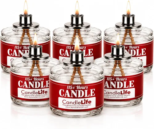 Vista 9 de CandleLife velas de emergencia, hasta 115 horas de duración