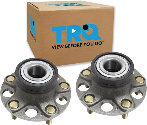 Vista 45 de TRQ Juego de 2 rodamientos de rueda delantera y conjunto de cubo compatible con Tesla 3 2020 Y 2018-2019 para Tesla 3 2020 Tesla Y AWD 2018-2019