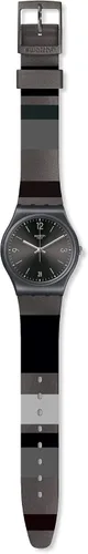 Vista 3 de Swatch BLACKERALDA reloj de cuarzo negro para mujer GB430, Negro -, Movimiento de cuarzo