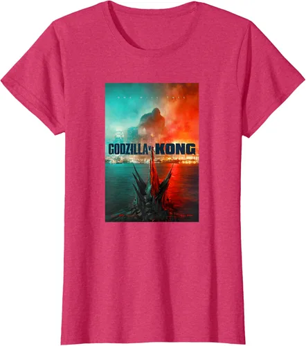 Vista 6 de Godzilla vs Kong - Camiseta oficial con póster, Negro
