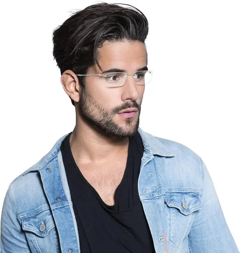 Vista 6 de Ray-Ban RX8755 - Marcos rectangulares de titanio para lentes recetados para hombre