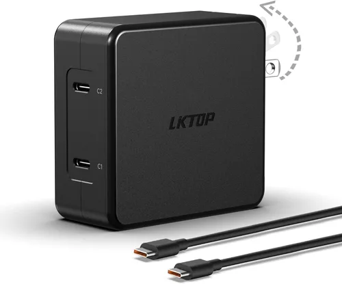 Vista 12 de LKTOP Cargador de coche Drone de 130 W para DJI/Potensic/Holy Stone/Skyrover, adaptador de corriente USB-C/USB-A de 3 puertos para DJI