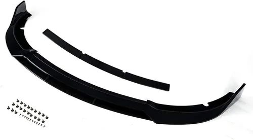 Vista 11 de CHEDA Combinación de parachoques delantero, protector divisor de labio, compatible con Dodge Charger 2015-2020 SRT solo estilo V2, negro brillante