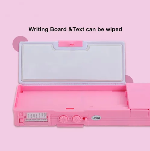 Vista 7 de Estuche multifunción desplegable para niños, estuche kawaii para bolígrafos bolsa, soporte para lápices para estudiantes de escuela, bonita caja