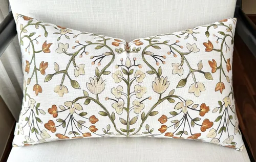 Vista 21 de Funda de almohada vintage con estampado floral de rosas de 20 x 20 pulgadas Avleen Floral