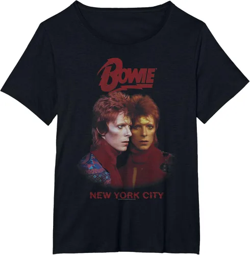Vista 13 de David Bowie - Camiseta New York City Tour, Negro