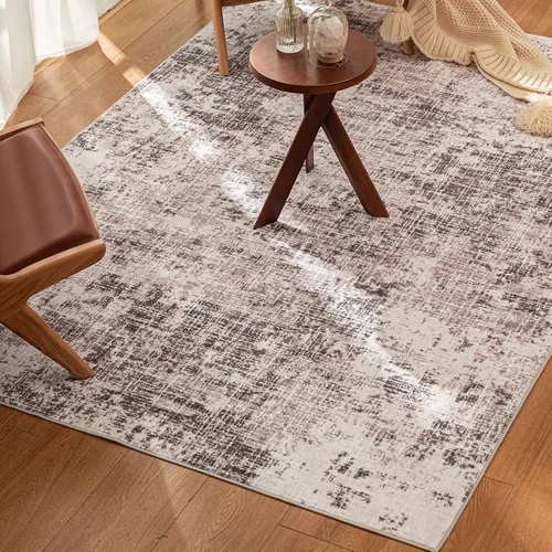 Vista 32 de ILANGO Alfombras de Área de Yute para Exteriores, Alfombras Tejidas Lavables para Patio 5'x7', Alfombras Naturales de Estilo Rústico para Áreas