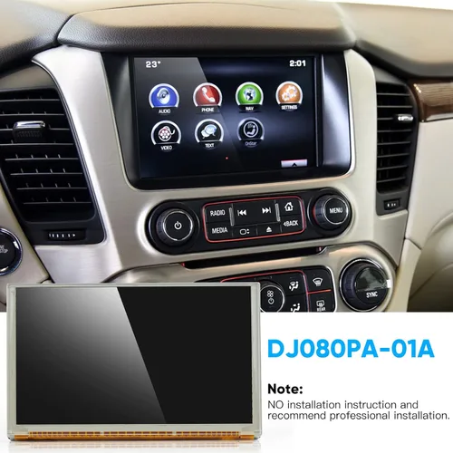 Vista 7 de Pantalla táctil de 8 pulgadas de repuesto de radio de navegación digitalizador LCD para Chevy GMC, Silverado Sierra 2014-2018, Tahoe Yukon Suburban