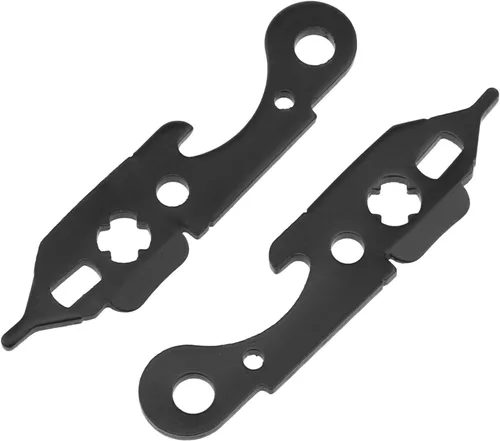 Vista 3 de AYLIFU 2 herramientas de llave de dardos, herramientas de extracción de punta de dardos para cargar y descargar cabeza de dardos de aluminio (negro)