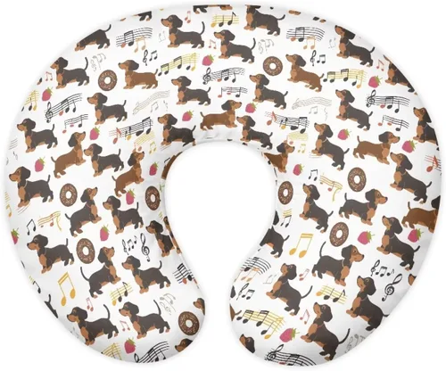 Vista 33 de Funda de almohada de alimentación de ajolote azul, funda de almohada de lactancia materna con margaritas para niñas recién nacidas, funda