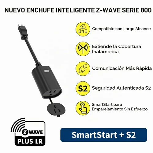 Vista 9 de Minoston Zwave MP22Z - Tomacorriente enchufable, Serie 800, inteligente para exteriores Z-Wave LR, interruptor de encendido/apagado, requiere hub Z