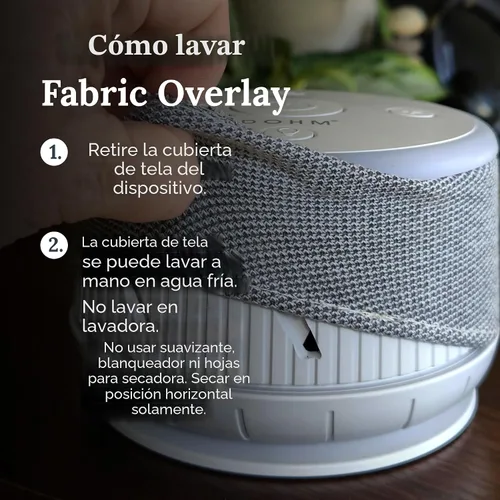 Vista 7 de Yogasleep Máquina de sonido de ruido blanco Dohm Nova, mejor sueño para bebés y adultos. Incluye luz nocturna, 10 velocidades de ventilador y ruido